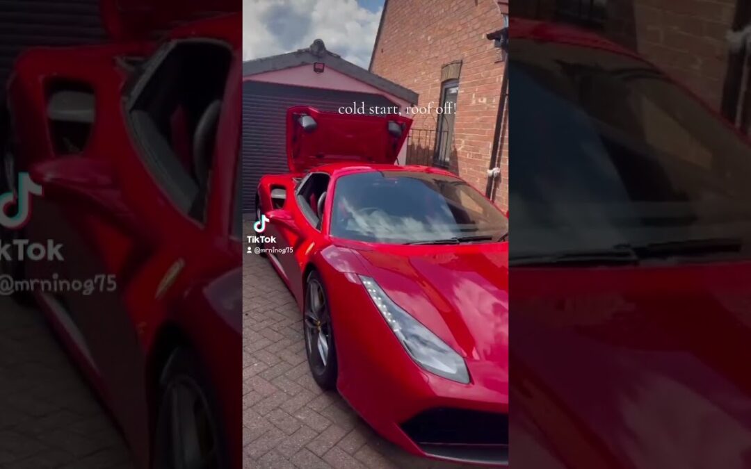Ferrari 488 Spider cold start and Conversion
