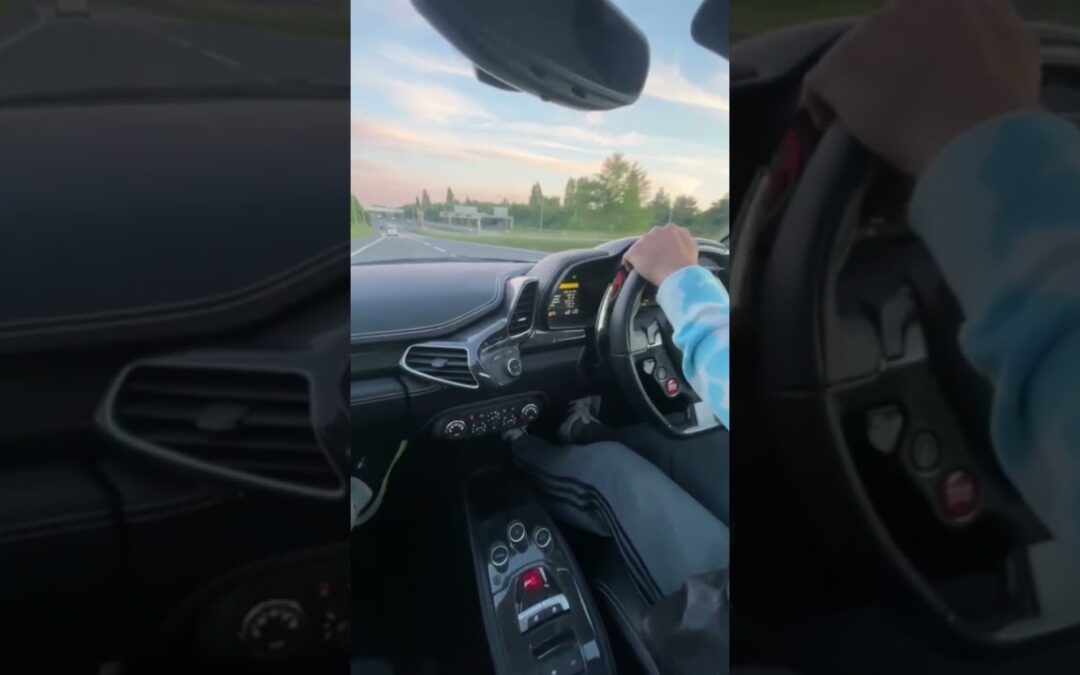 458 spider cold start and driving #mrninog75 #ferrari #458 #noise #coldstart